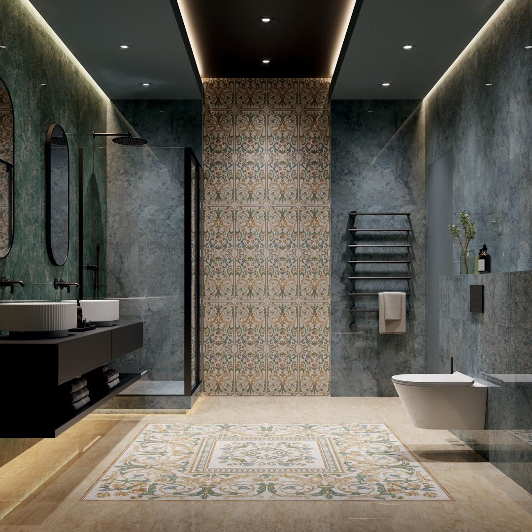 Бордюр Kerama Marazzi Эвора глянцевый 9.6x60