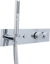 Смеситель для ванны Allen Brau Liberty 5.33010-00 (с внутренней частью, 2 хода) хром