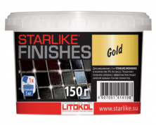 Декоративная золотистая добавка для затирки Литокол GOLD 0.15кг