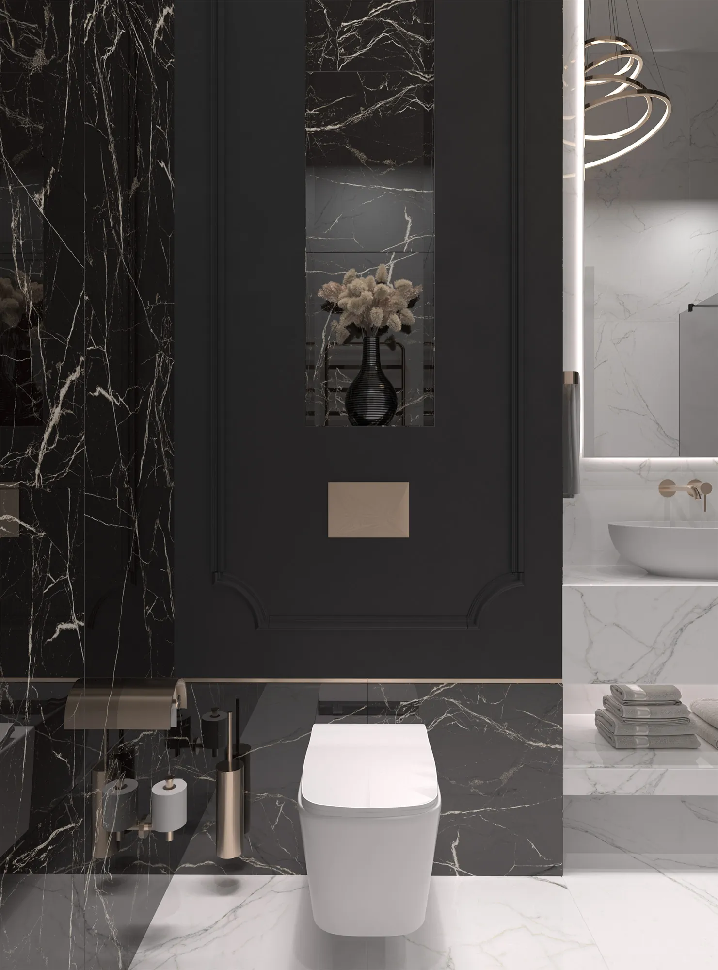 Керамогранит Аркадия Керамика HG2008-A Black Spinder High Gloss 60x60 черный