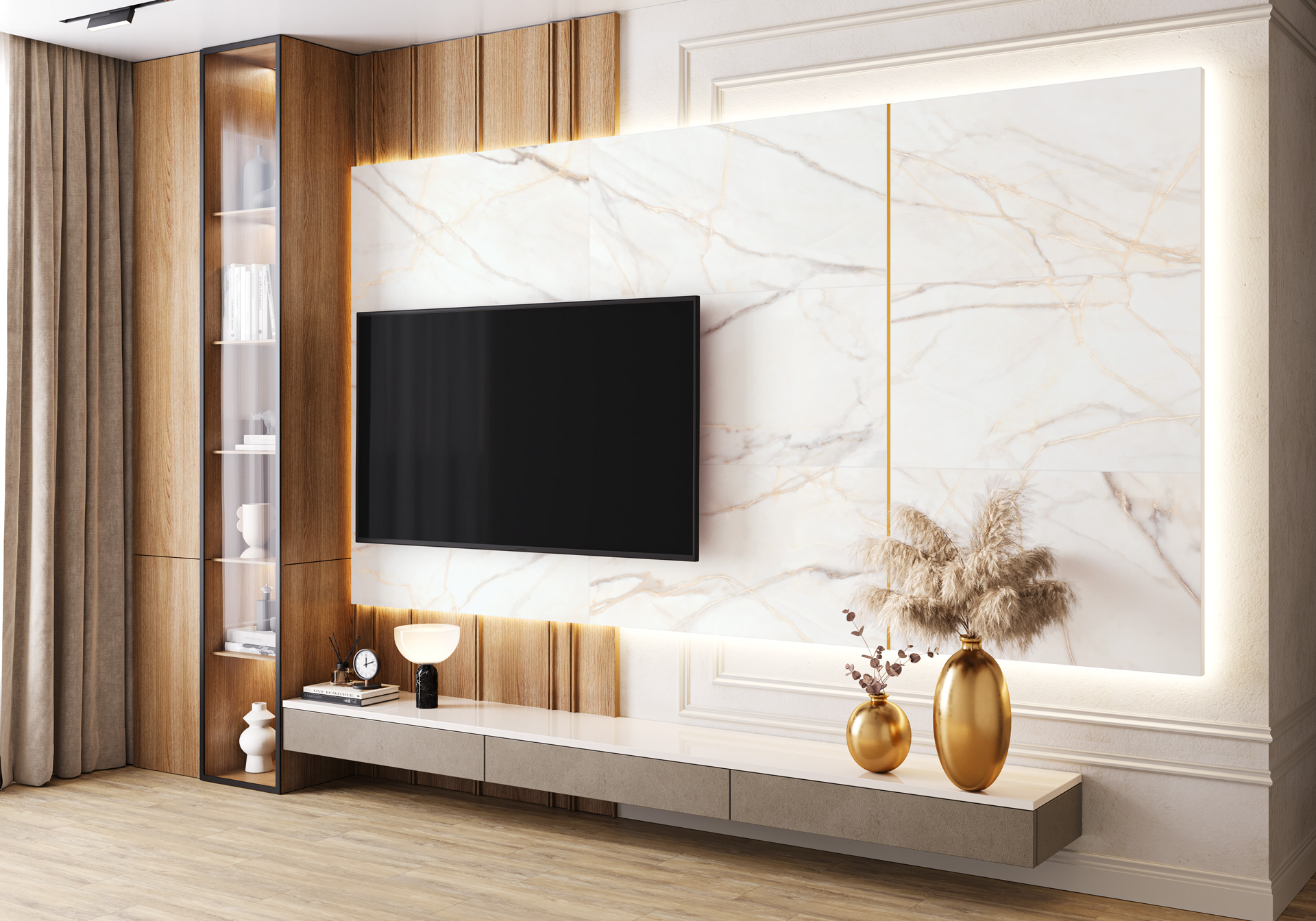 Керамогранит Artkera Group Пьюр Марбл/ Pure Marble GP60120PUR00M белый 60x120