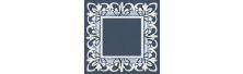 Вставка Kerama Marazzi Алмаш синий глянцевый 9.8x9.8 HGD\A525\TOB001