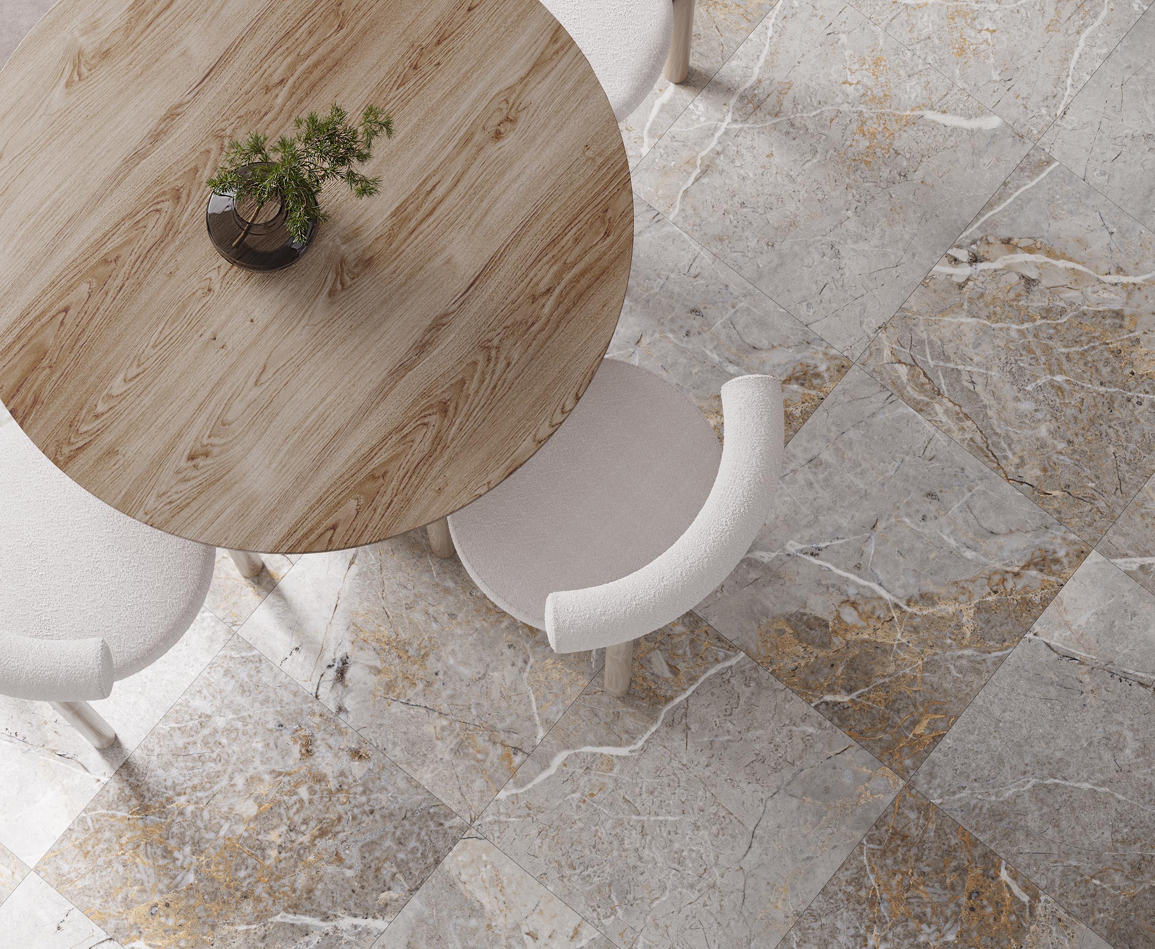 Керамогранит Laparet Fantastico Grey Granito 60x60 полированный