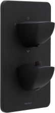 Смеситель для ванны Allen Brau Infinity 5.21316-31 (с внутренней частью, 3 выхода) черный матовый