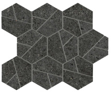 Мозаика Атлас Конкорд Италия Буст Стоун/ Boost Stone Tarmac Mosaico Hex 25x28.5 A7C2