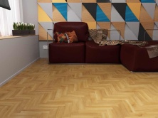 Кварцвиниловая плитка Fine Floor Craft Short Plank FF-409 Дуб Орхус кварц винил напольный