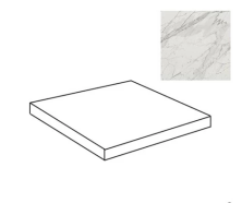 Ступень угловая Атлас Конкорд Италия Marvel Statuario Select Scalino Ang. ADXQ 33x33