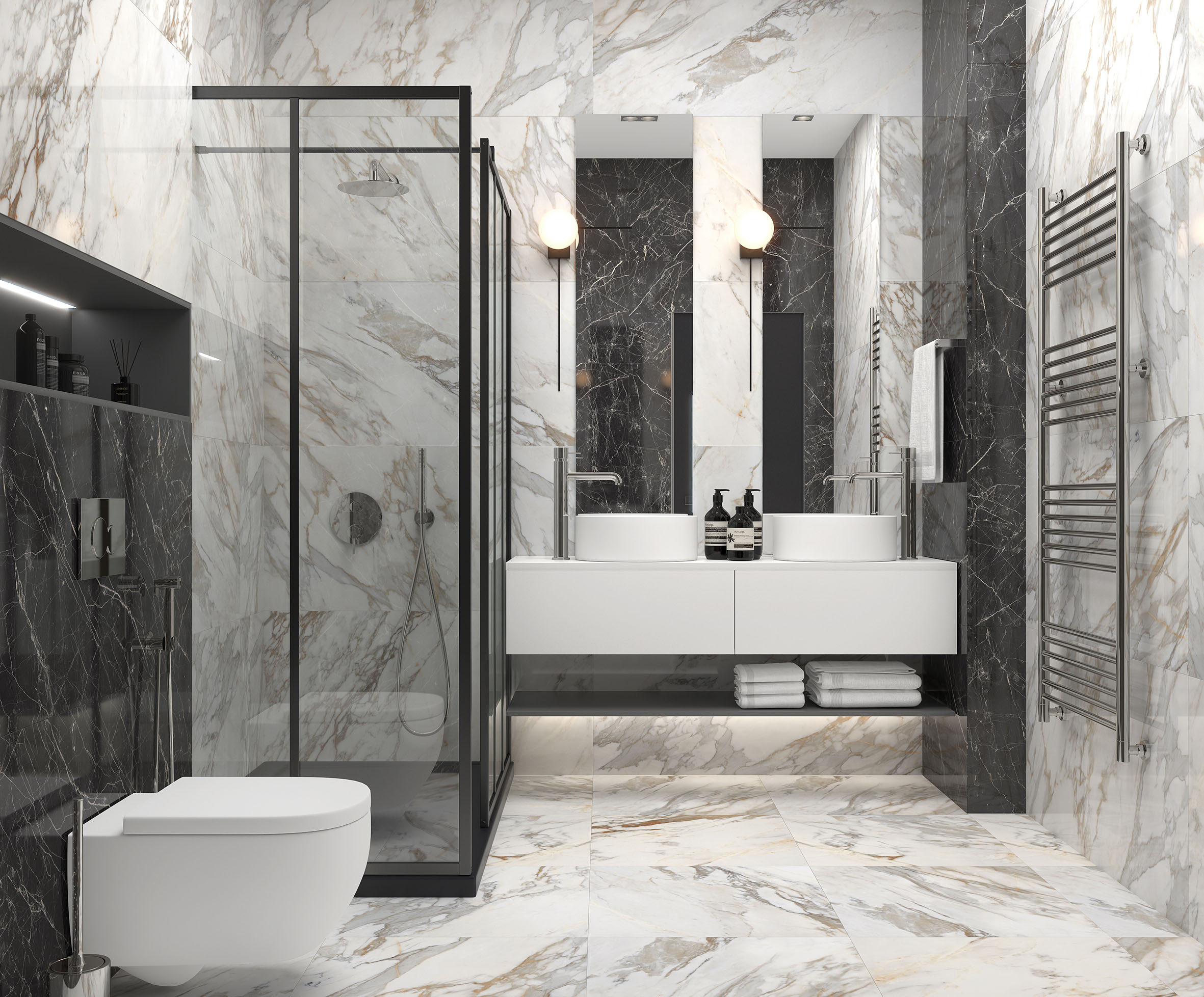 Керамогранит Laparet Calacatta Roma 60x120 полированный