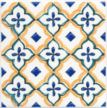 Вставка Kerama Marazzi Капри майолика 9.8x9.8 STG\A491\1146H