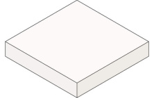 Ступень угловая Атлас Конкорд Италия Marvel Terrazzo White Scalino Ang. Matt AS8Y 33x33