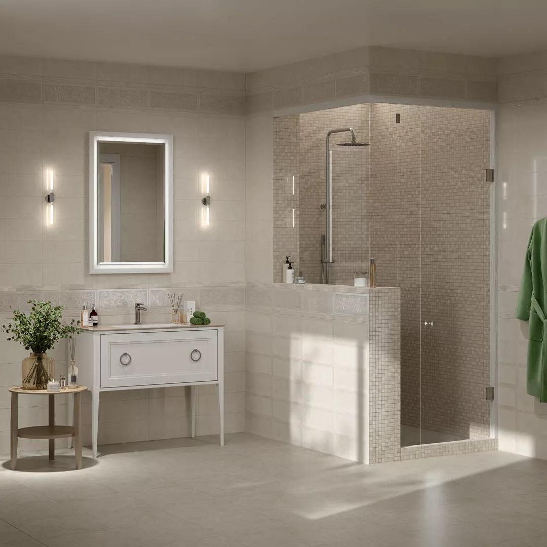 Декор Kerama Marazzi Монсанту 2 серый светлый 15x40 HGD\B503\15147