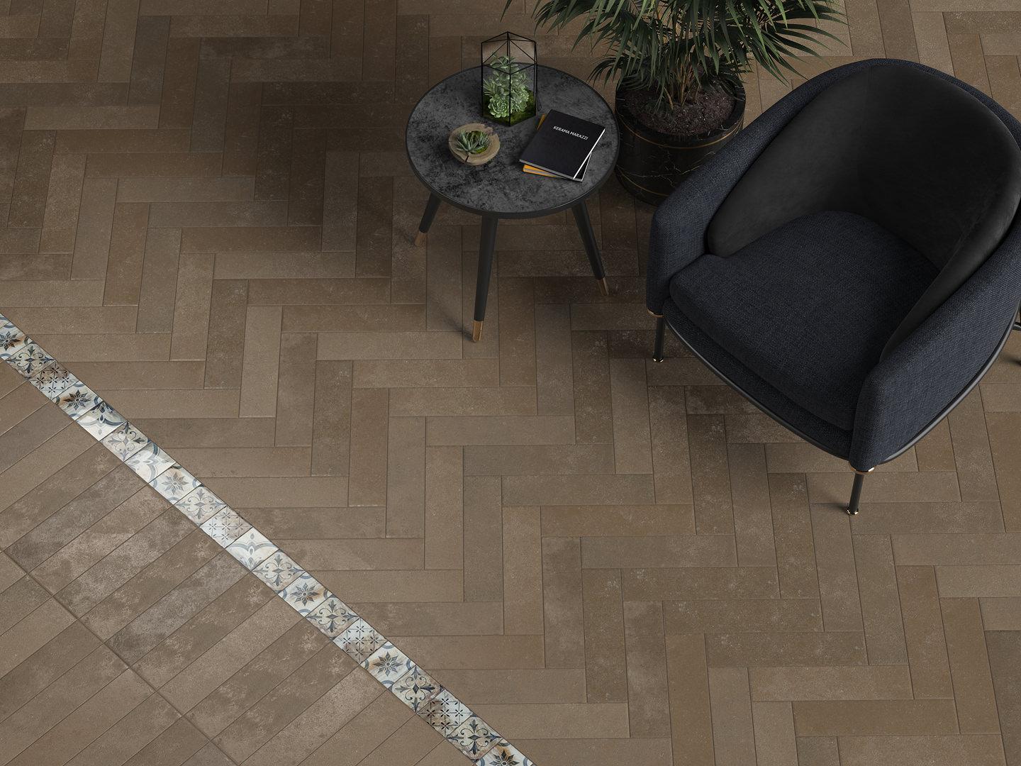 Вставка Kerama Marazzi VT\B229\1146 Декор Довиль 6 глянцевая 9,8x9,8