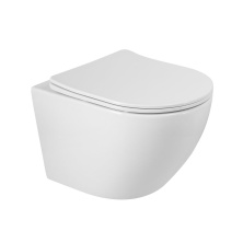 Унитаз подвесной безободковый BelBagno Sfera-R BB046CHR/SC с крышкой-сиденьем микролифт
