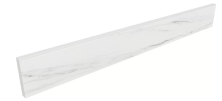 Плинтус Estima SM01 Ametis Supreme Platinum 7x60 белый полир.