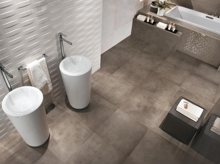Плинтус Атлас Конкорд Италия Двелл/ Dwell Greige Battiscopa Matt A1FD 7.2x60