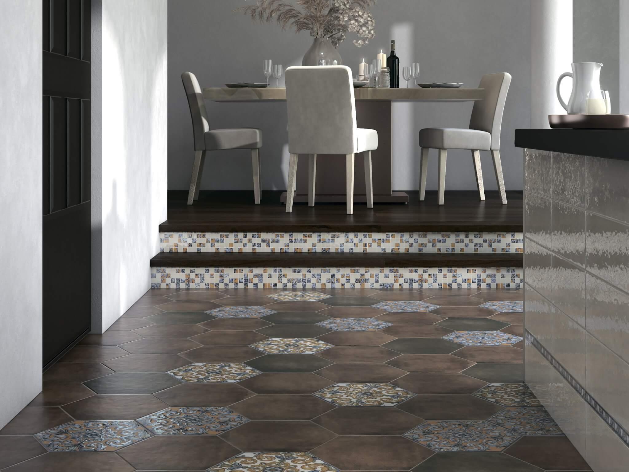 Декор Kerama Marazzi MM15129B Площадь Испании мозаичный 15x40