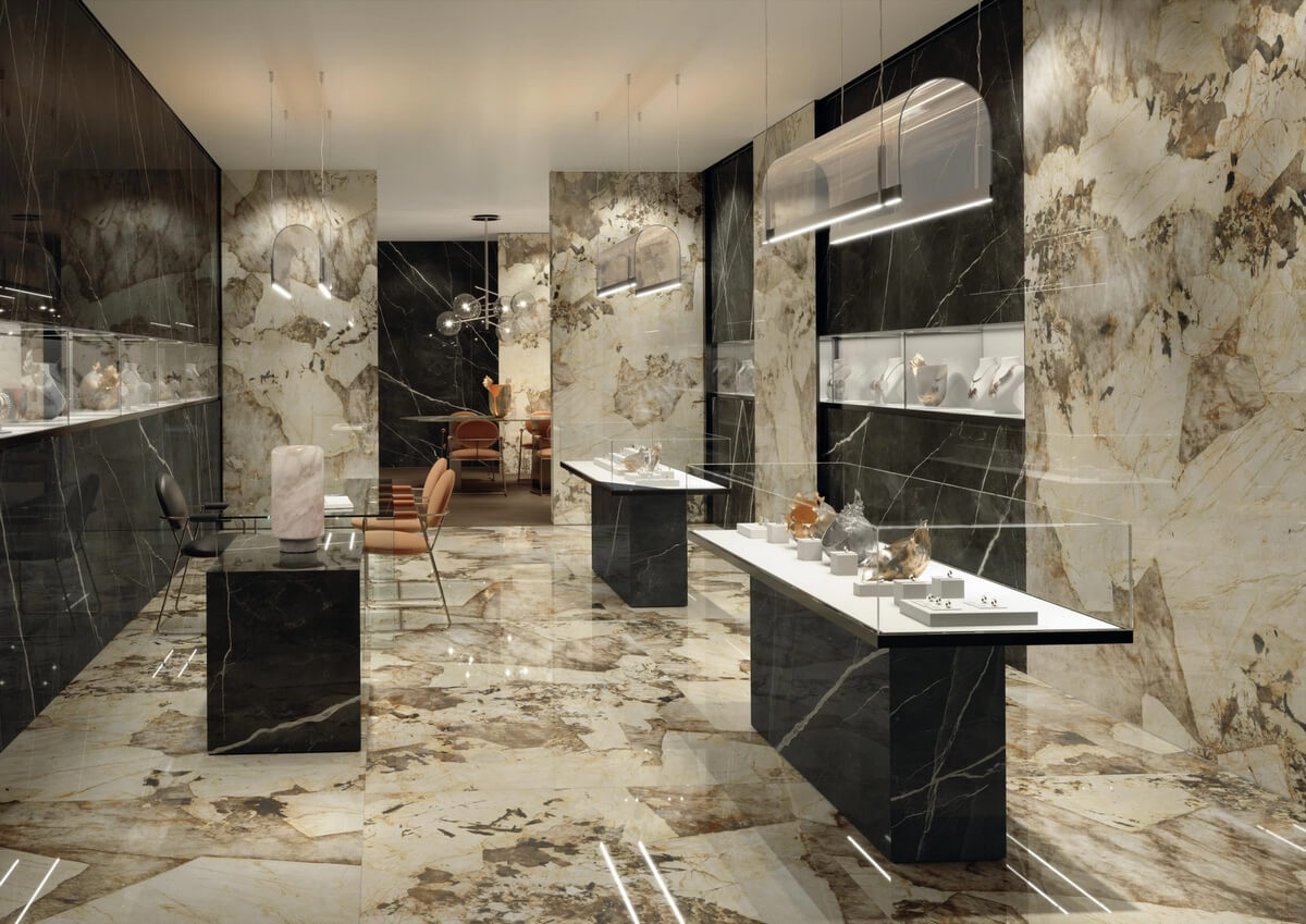 Керамогранит Атлас Конкорд Италия Марвел Гала/ Marvel Gala Exotic Green Polished 60x120 AFXP