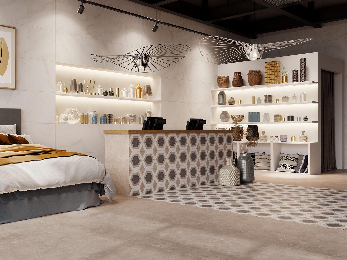 Керамическая плитка Kerama Marazzi 6343 Гран Пале белый 25x40