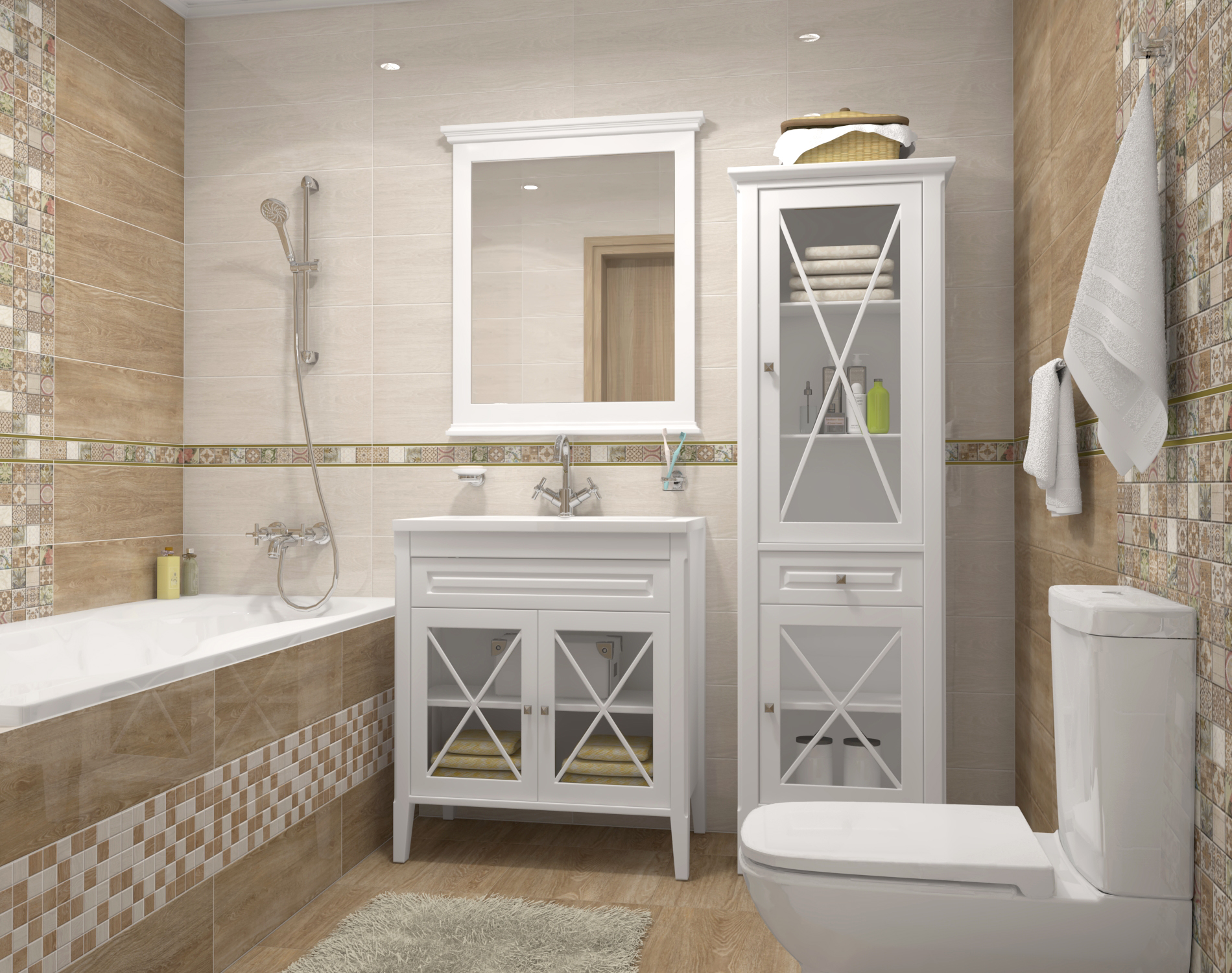 Мозаика Laparet Kiparis 30x30 глянцевый