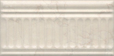 Бордюр Kerama Marazzi 19027\3F Резиденция беж структурированный 9,9x20
