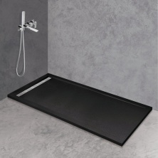 Душевой поддон Cezares TRAY-AS-AH-120/90-30-NERO из искусственного мрамора