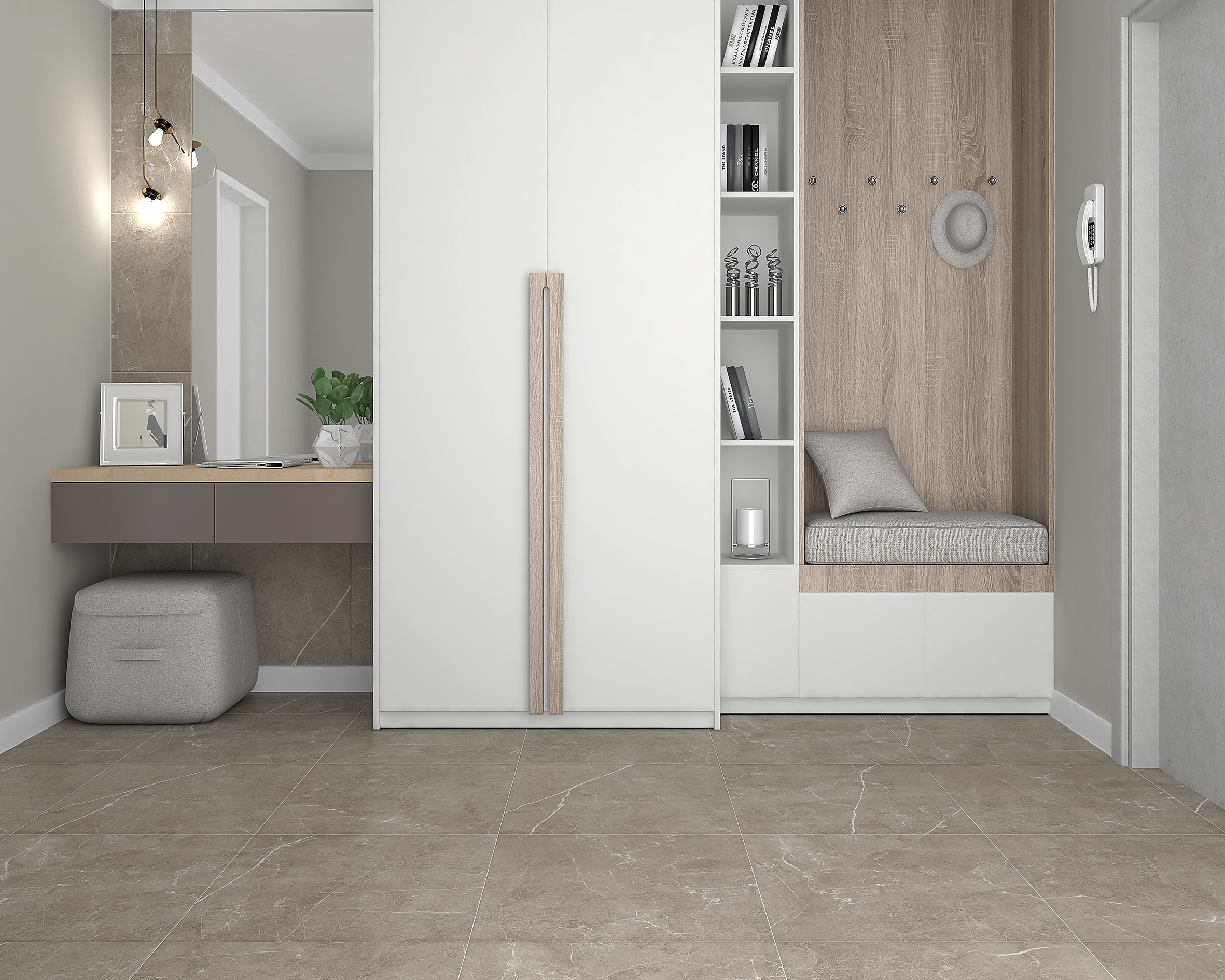 Керамогранит (SG645420R) Laparet Scandy табачный обрезной 60x60 матовый