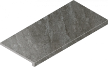 Ступень Италон Магма/ Magma Графит Грип фронтальная 620070002964 серый 33x60