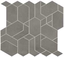 Мозаика Атлас Конкорд Италия Буст/ Boost Smoke Mosaico Shapes 31x33.5 AN66