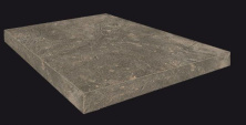 Ступень угловая правая ColiseumGres Червиния/ Cervinia Terra 33x45