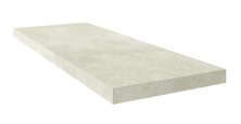 Ступень угловая левая ColiseumGres Мальпенса/ Malpensa White 33x90