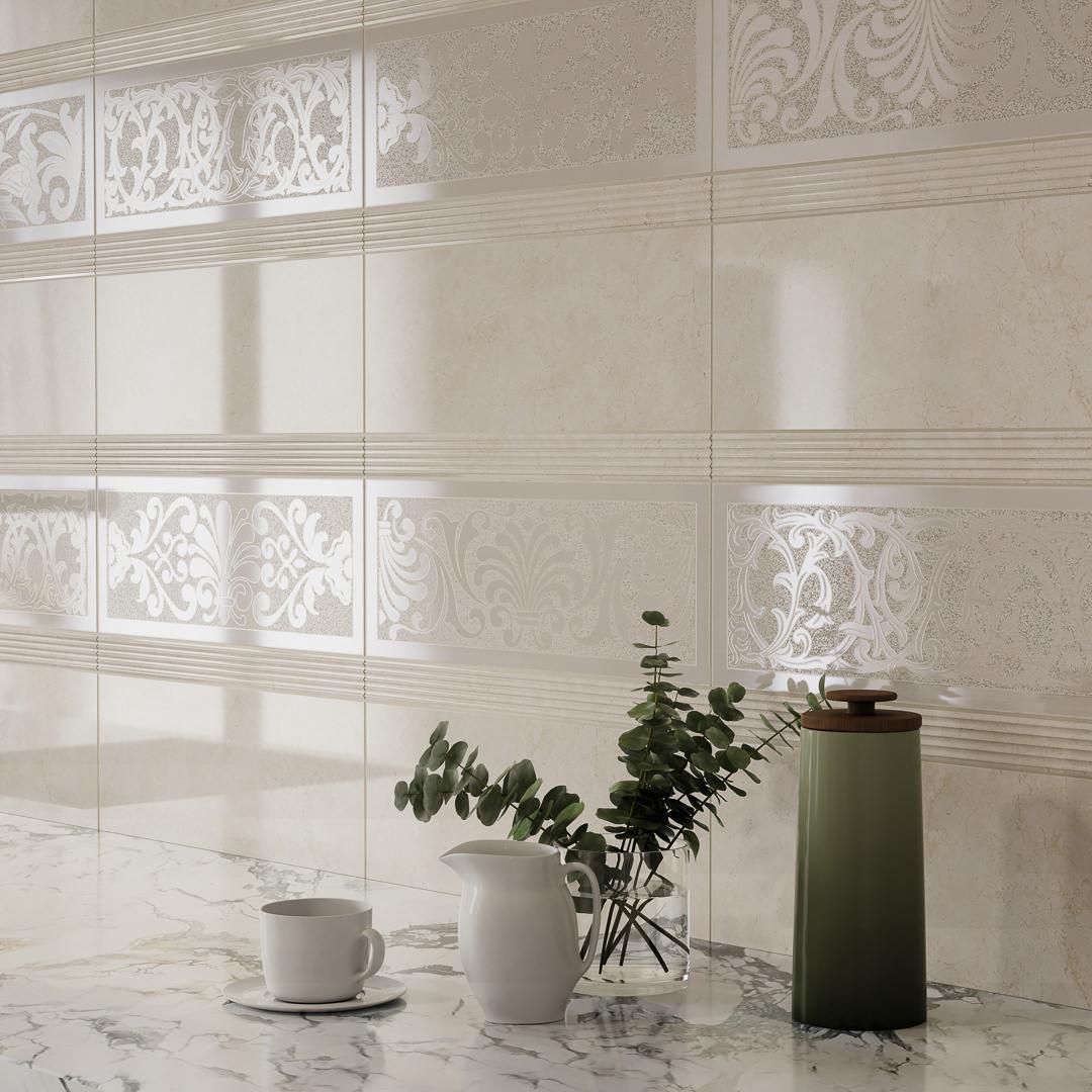 Декор Kerama Marazzi Монсанту 2 серый светлый 15x40 HGD\B503\15147