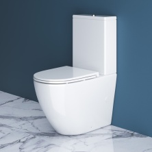 Унитаз-компакт безободковый BelBagno Sfera-R BB2141CPR P-trap, бачок BB2141T