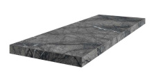Ступень угловая правая ColiseumGres Уффици/ Uffizi Black 33x90