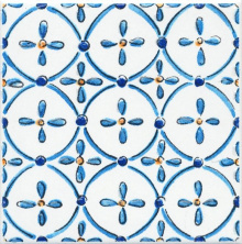 Вставка Kerama Marazzi Капри майолика 9.8x9.8 STG\A485\1146H