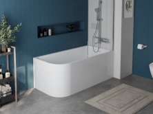 Ванна акриловая угловая BelBagno BB712-1700-730-R