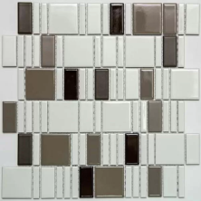 Мозаика NSmosaic PS2348-12 серый 30x30