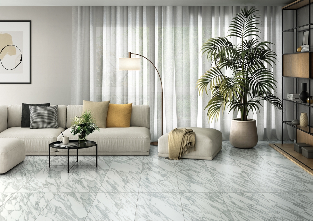 Мозаика ColiseumGres Уффици/ Uffizi White Trapezium 18x31,4