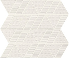 Мозаика Атлас Конкорд Италия Апломб/ Aplomb White Mosaico Triangle 31.5x30.5 A6SP