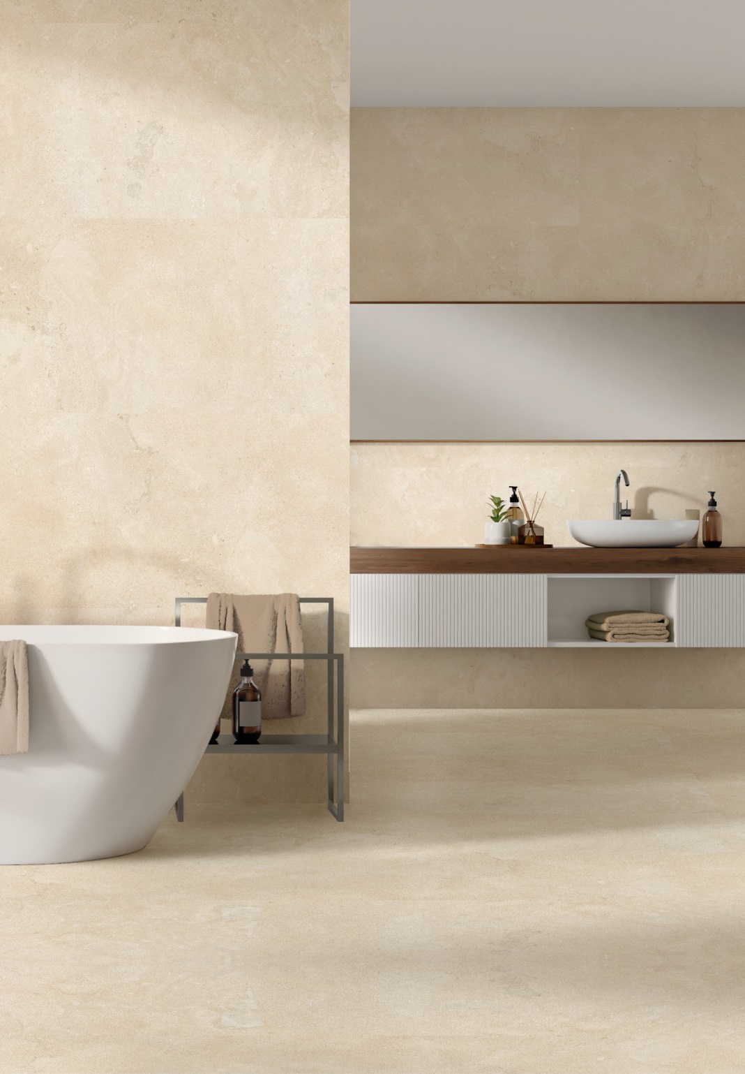 Керамогранит Идальго Villa Alba Cross Beige LLR 60x60 бежевый
