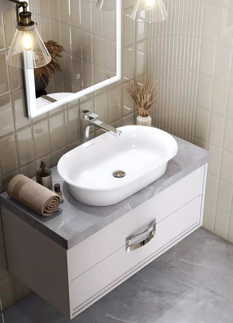 Бордюр Kerama Marazzi 19050\3F Бланше серый структурированный 9,9x20