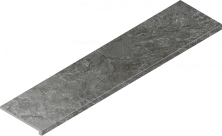 Ступень Италон Магма/ Magma Графит угловая правая 620070002984 серый 33x120