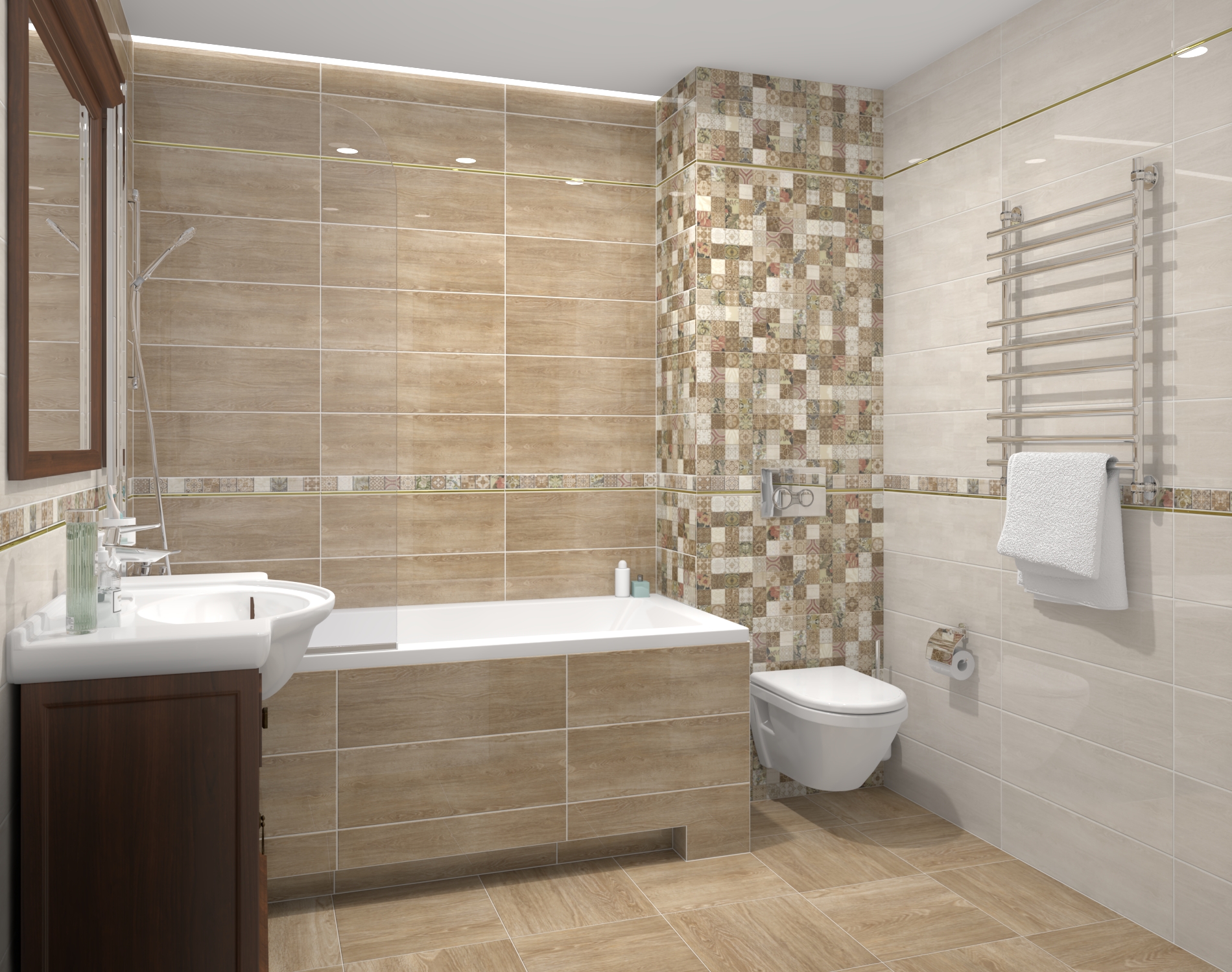 Мозаика Laparet Kiparis 30x30 глянцевый