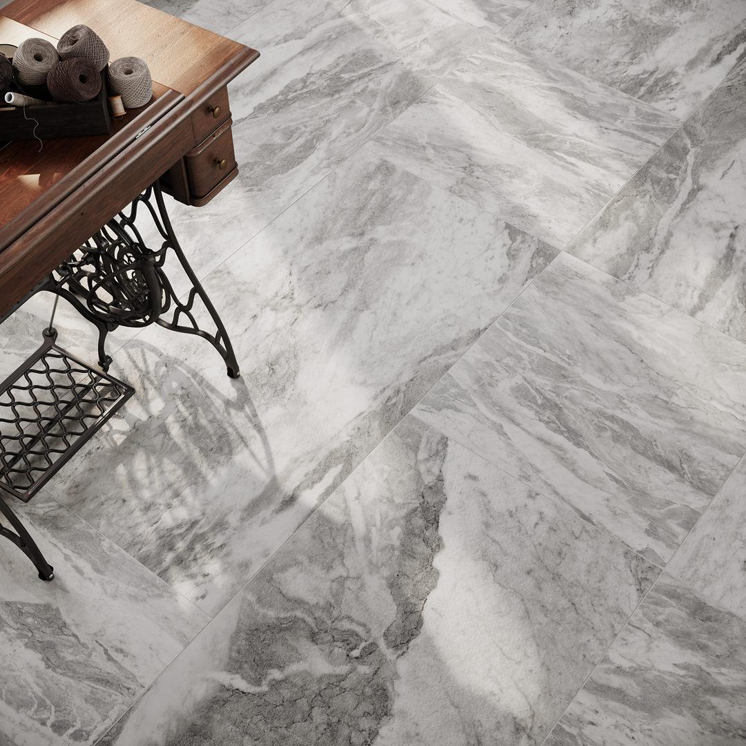 Керамогранит Kerama Marazzi Альбино серый обрезной 60x60 DL602720R