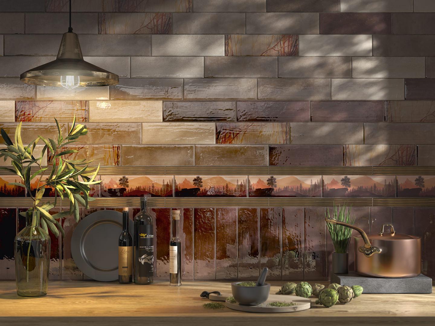 Декор Kerama Marazzi OS\A111\9016 Тракай 5 глянцевый 8,5x28,5