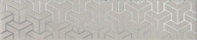 Бордюр Kerama Marazzi AD\B569\6398 Ломбардиа серый 5,4x25