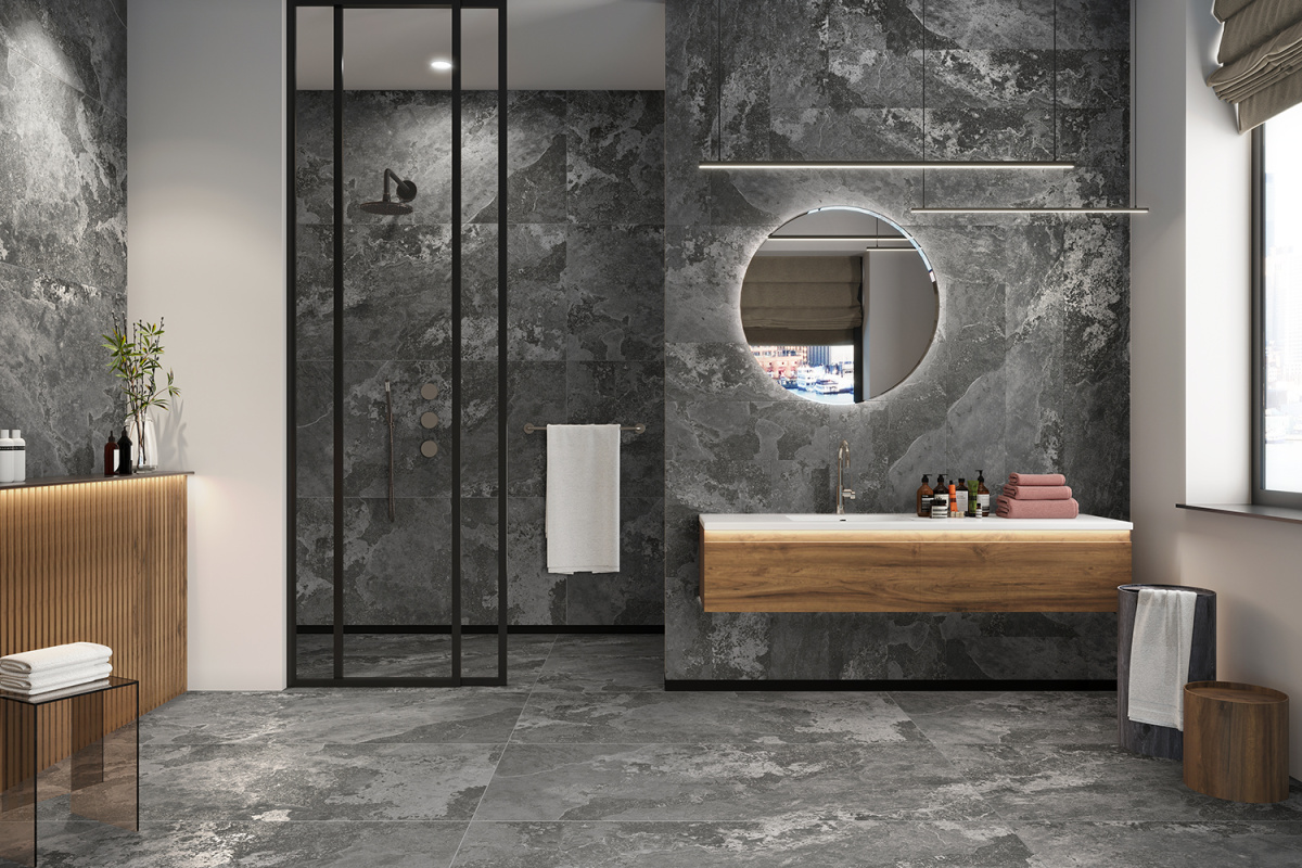 Керамогранит Азарио Zen Stone Grey 60x120 Matt Granula P4110821142 серый