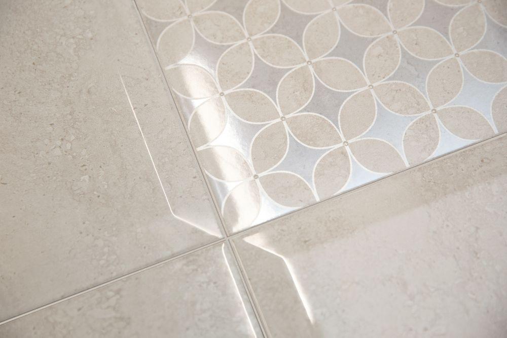 Декор Kerama Marazzi Туф бежевый светлый глянцевый 20x30 OS\A216\8340