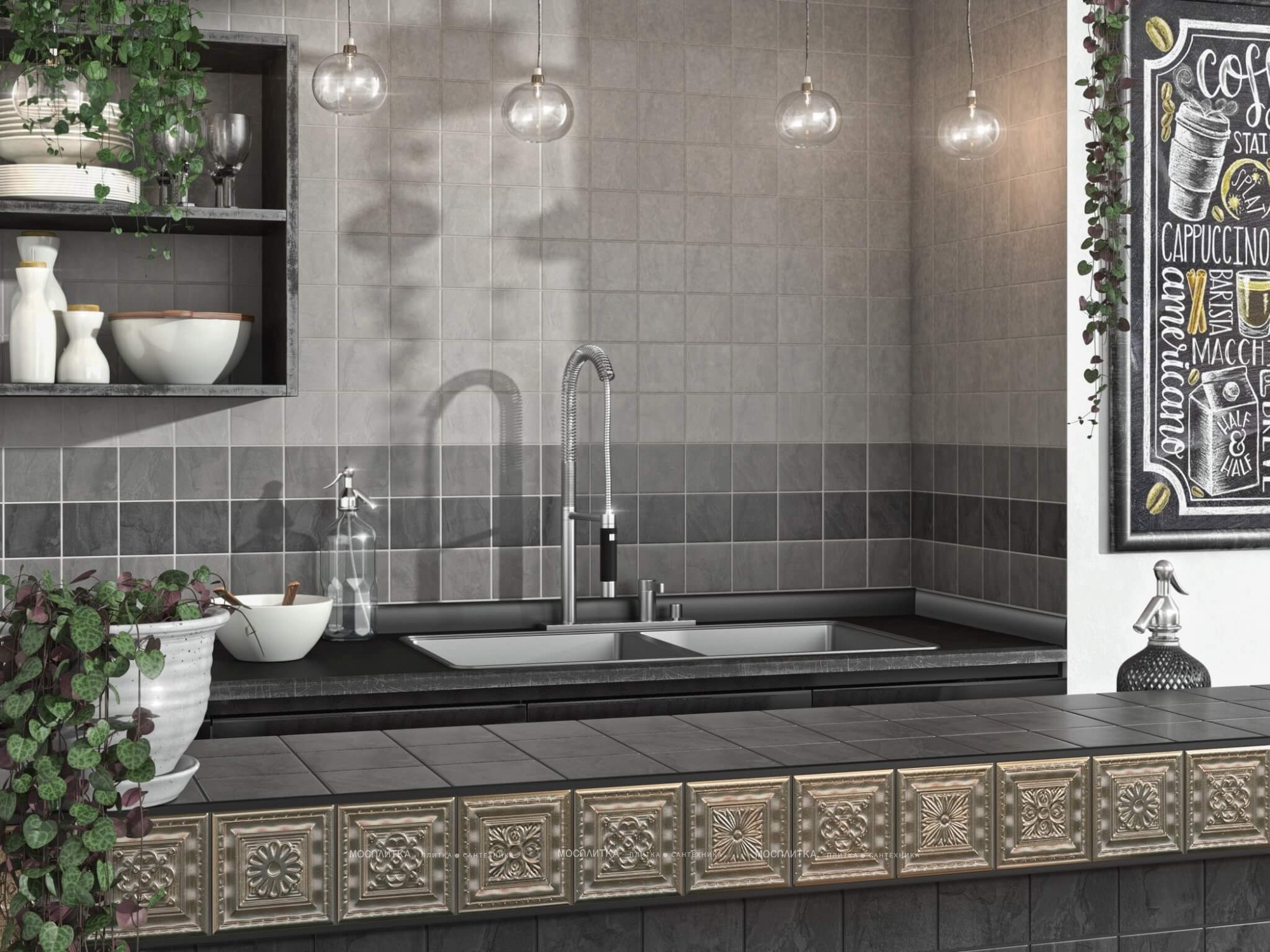 Декор Kerama Marazzi TOA002 Барельеф 9,9x9,9