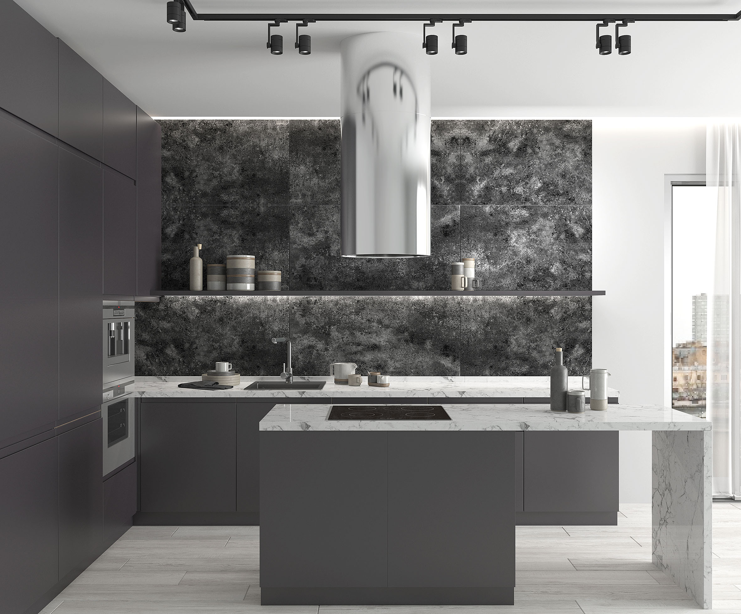 Керамогранит Laparet Milkiway Silver металлизированный 60x120 матовый
