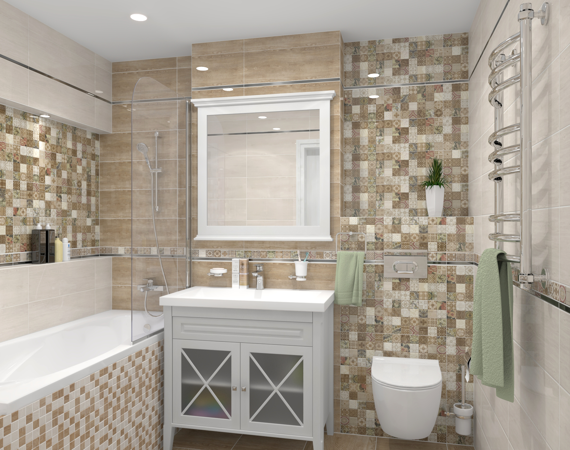 Мозаика Laparet Kiparis 30x30 глянцевый